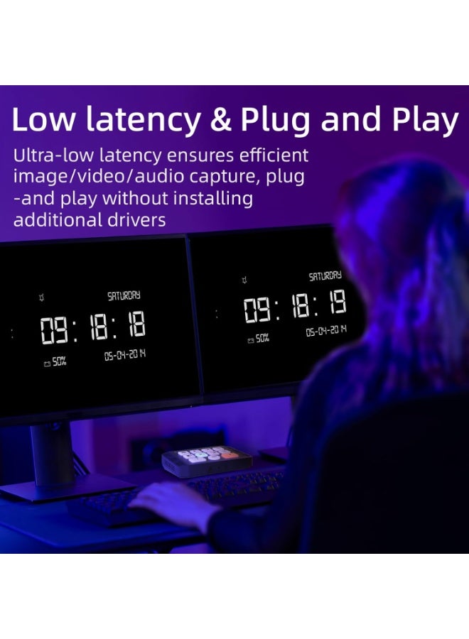 Osee GoStream M2 Capture Card, Dual 4K HDMI Input Capture Card for Streaming, USB 3.0 Audio Video Capture Card Record in 1080P 60FPS Low Latency, Compatible with PS5/PS4/Xbox/Switch in OBS, YouTube - Image 5